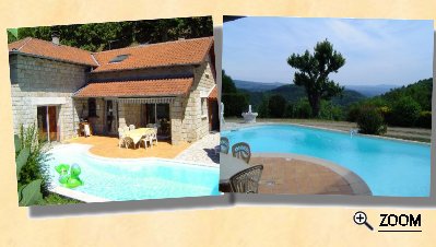 villa piscine ardeche